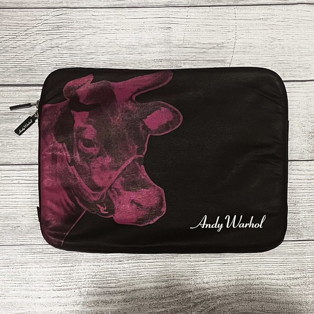 RARE Andy Warhol Laptop / Tablet / iPad Padded Zipper Case for 12" / 13" Devices